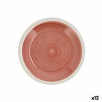 Dessertbord Quid Calypso Terra cotta Keramisch Ø 19 cm (12 Stuks)