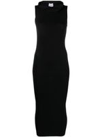 Wolford robe mi-longue Fatal Cut Out - Noir