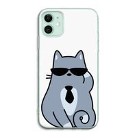 Cool cat: iPhone 11 Transparant Hoesje