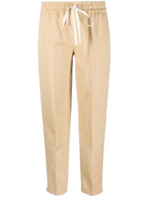 TWINSET pantalon de jogging à plaque logo - Tons neutres