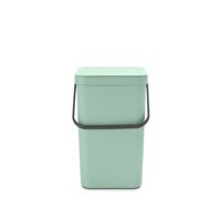 Brabantia Sort & Go afvalemmer 25 liter - Jade Green