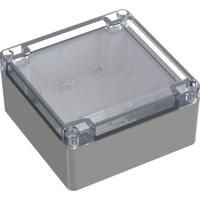 TRU COMPONENTS TC-10860680 Universele behuizing 119.80 x 119.80 x 60.10 ABS-PC Lichtgrijs 1 stuk(s)