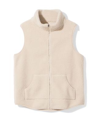 HEMA Dames sherpa bodywarmer creme (creme)