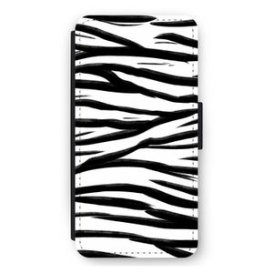 Zebra pattern: iPhone 12 Pro Max Flip Hoesje