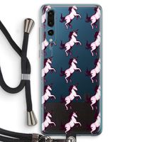 Musketon Unicorn: Huawei P20 Pro Transparant Hoesje met koord