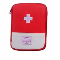 5 PCS functie draagbare EHBO kit reizen Emergency drug katoen stof geneeskunde tas pil geval splitters vak (rood) 5 PCS functie draagbare EHBO kit reizen Emergency drug katoen stof geneeskunde tas pil geval splitters vak (rood)