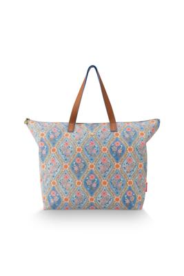 Pip Studio Pip Studio Tilda Tote Bag Large Ornamento Blue 66x20x44cm