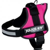 Julius k9 Power-harnas / tuig voor labels fuchsia