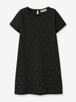 Sweater jurk met strass NMFRONJA meisje NAME IT zwart