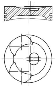 Mahle Original Zuiger 002 44 01