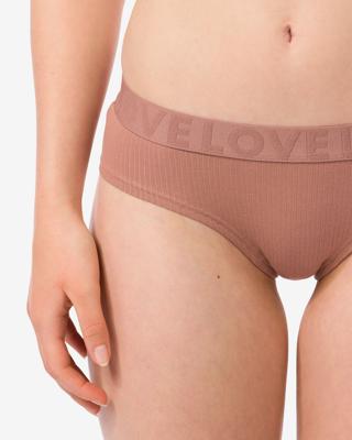 HEMA Dameshipster katoen lichtbruin (lichtbruin)