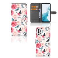 Samsung Galaxy A23 Hoesje Butterfly Roses - thumbnail