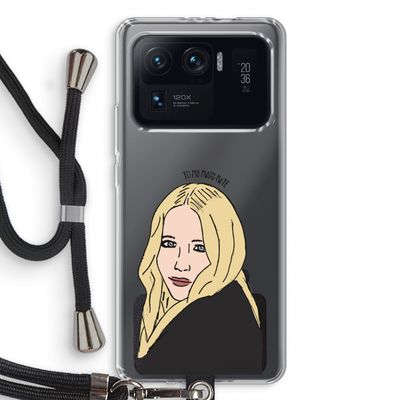 Mary Kate: Xiaomi Mi 11 Ultra Transparant Hoesje met koord