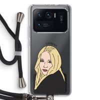 Mary Kate: Xiaomi Mi 11 Ultra Transparant Hoesje met koord