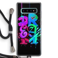Dream: Samsung Galaxy S10 Plus Transparant Hoesje met koord