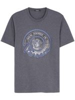 Versace t-shirt en coton à motif Medusa Head - Gris