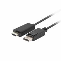 DisplayPort naar HDMI Kabel Lanberg CA-DPHD-11CC-0018-BK Zwart 1,8 m - thumbnail