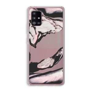 Roze stroom: Samsung Galaxy A51 5G Transparant Hoesje