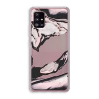 Roze stroom: Samsung Galaxy A51 5G Transparant Hoesje