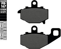 GALFER remblokken "fd167" brake pad fd167 g1054 organic