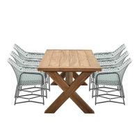 Garden Impressions Timmy tuinset 7-delig groen - Eidar tuintafel - thumbnail