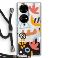 Abstract: Huawei P50 Pro Transparant Hoesje met koord