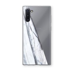 Gestreepte marmer: Samsung Galaxy Note 10 Transparant Hoesje
