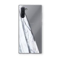 Gestreepte marmer: Samsung Galaxy Note 10 Transparant Hoesje