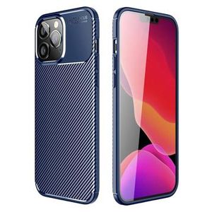 Beetle Carbon Fiber iPhone 14 Pro Case - Blauw