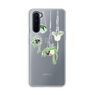 Hang In There: OnePlus Nord Transparant Hoesje