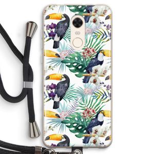 Tukans: Xiaomi Redmi 5 Transparant Hoesje met koord