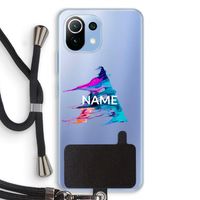 Abstract Spectrum: Xiaomi Mi 11 Lite Transparant Hoesje met koord