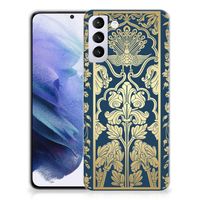 Samsung Galaxy S21 Plus TPU Case Beige Flowers - thumbnail