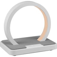 LED Tafellamp 1W - Warm Wit 3000K RGBW - Mat Wit Kunststof Design