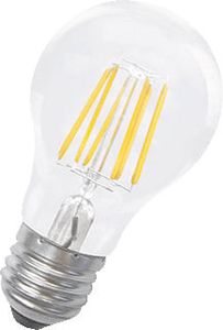 BAIL led-lamp, wit, voet E27, 6.5W, temp 2700K, uitv glas/afd hldr
