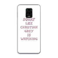 Christian Grey: Xiaomi Redmi Note 9 Pro Transparant Hoesje