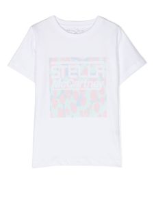 Stella McCartney Kids t-shirt en coton à logo imprimé - Blanc