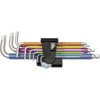 Wera Multicolour Inbus Haakse schroevendraaierset 1.5 mm, 2 mm, 2.5 mm, 3 mm, 4 mm, 5 mm, 6 mm, 8 mm, 10 mm 9-delig