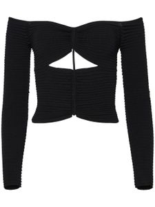 Altuzarra haut Adan crop - Noir