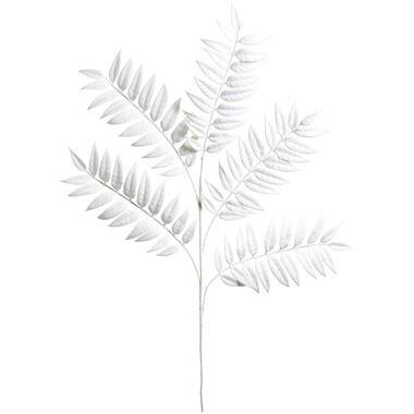 Kunsttak Blad - wit - 105 cm - Leen Bakker