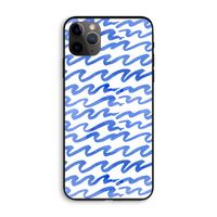 Blauwe golven: iPhone 11 Pro Max Biologisch afbreekbaar hoesje