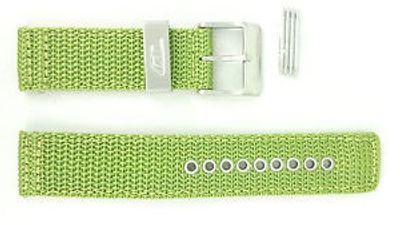 Diesel horlogeband DZ2051 Textiel Groen 21mm + groen stiksel