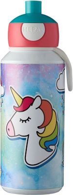 Drinkfles pop-up Campus 400 ml - Unicorn