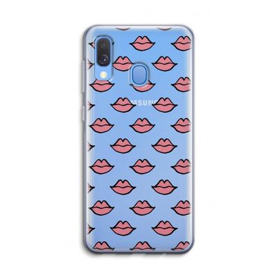 Lipjes: Samsung Galaxy A40 Transparant Hoesje