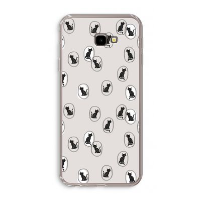 Miauw: Samsung Galaxy J4 Plus Transparant Hoesje