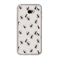 Miauw: Samsung Galaxy J4 Plus Transparant Hoesje