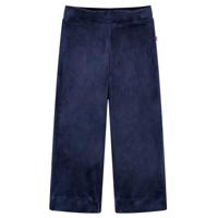 VidaXL Kinderbroek fluweel 104 donkerblauw