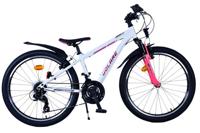 Volare xc race kinderfahrrad - 24 zoll - 21 gänge - weiß rosa