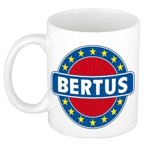 Voornaam Bertus koffie/thee mok of beker - Naam mokken