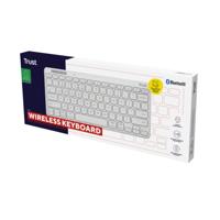Trust Lyra toetsenbord Universeel RF-draadloos + Bluetooth QWERTY Amerikaans Engels Wit - thumbnail